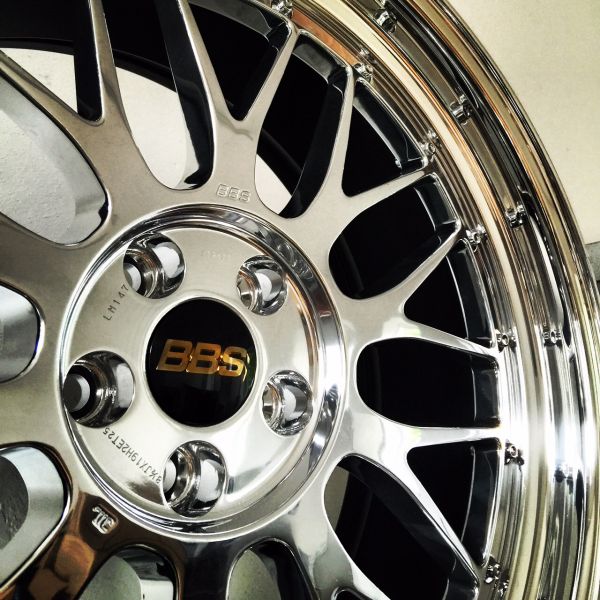 BBS LM Felgensterne Hochglanzverdichten